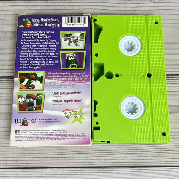 VeggieTales: 3 VHS Lot Toy Saved Christmas King George Ducky Ultimate Silly Song - Picture 9 of 12